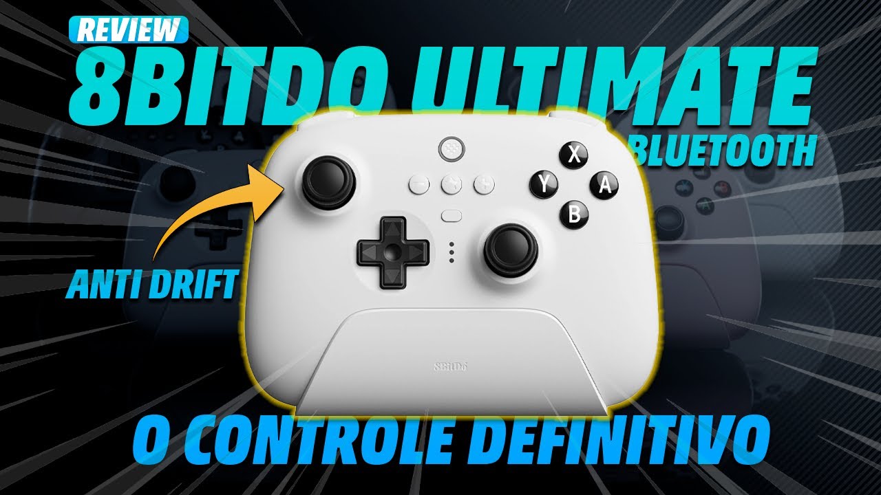 O MELHOR CONTROLE PARA PC e NINTENDO SWITCH! 8BITDO ULTIMATE Bluetooth | Análise/Review