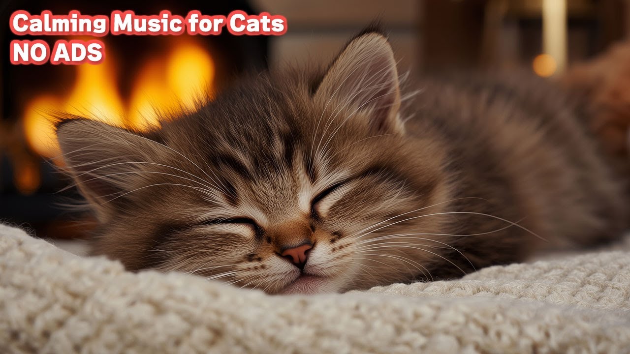 Cat Sleep Music 🐱 12 Hours No Ads - Calming Music for Cats with Purring Sounds / vol.41