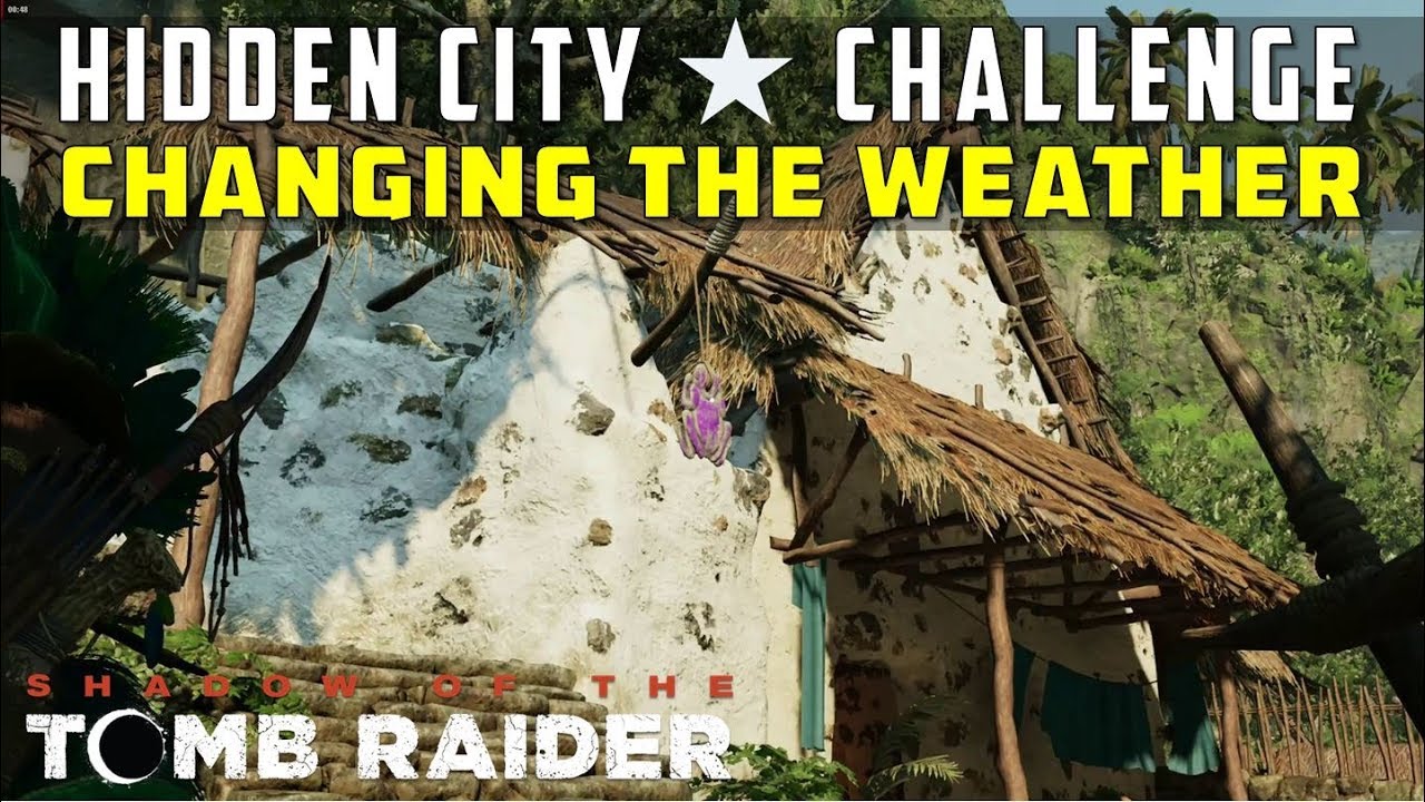 Changing the Weather Challenge (Frog Totems Location in Hidden City) - SHADOW OF THE TOMB RAIDER