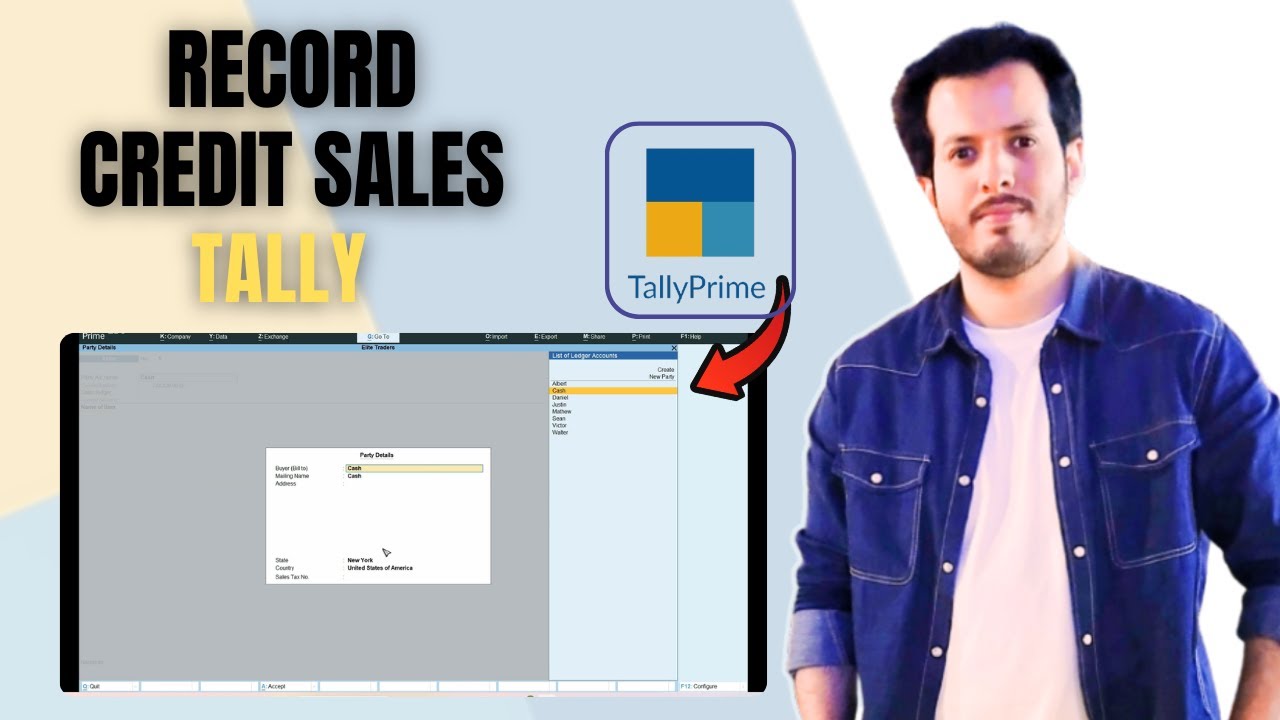 How to Record Credit Sales in Tally Prime | Step-By-Step Guide