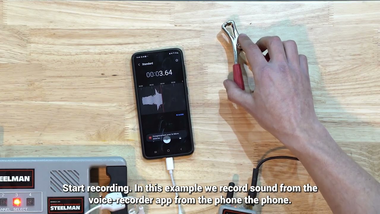Record the noise of the stethoscope on any smartphone - HU97001