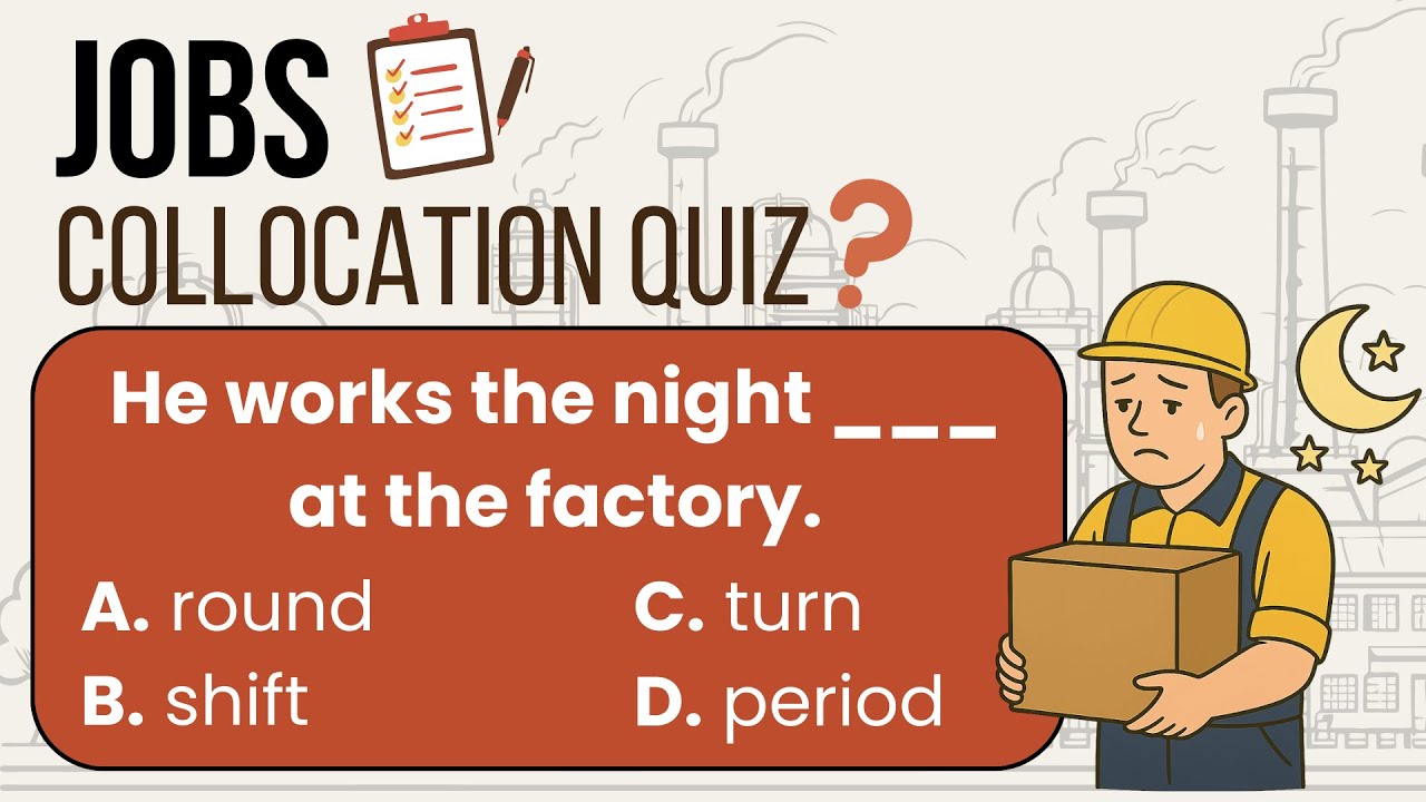 Jobs Collocations Quiz | Practice 20+ Most Common Work Collocations In English