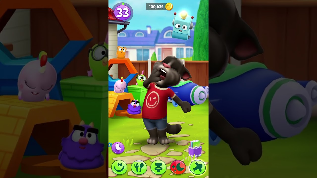 playing my talking Tom 2 why not