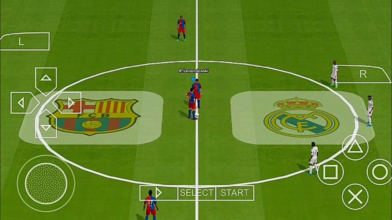 Barcelona vs Real Madrid Gameplay | eFootball pes 2025 ppsspp
