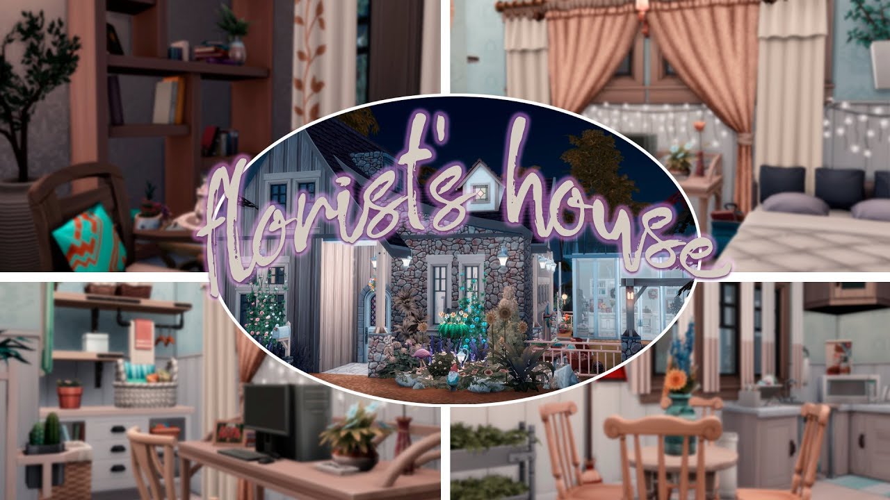 The Sims 4: СТРОИТЕЛЬСТВО: ДОМ ФЛОРИСТА/САДОВОДА