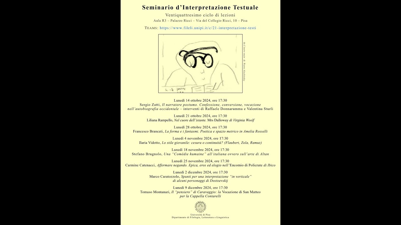 Marco Caratozzolo, "Spunti per una interpretazione in verticale di alcuni personaggi di Dostoevskij"