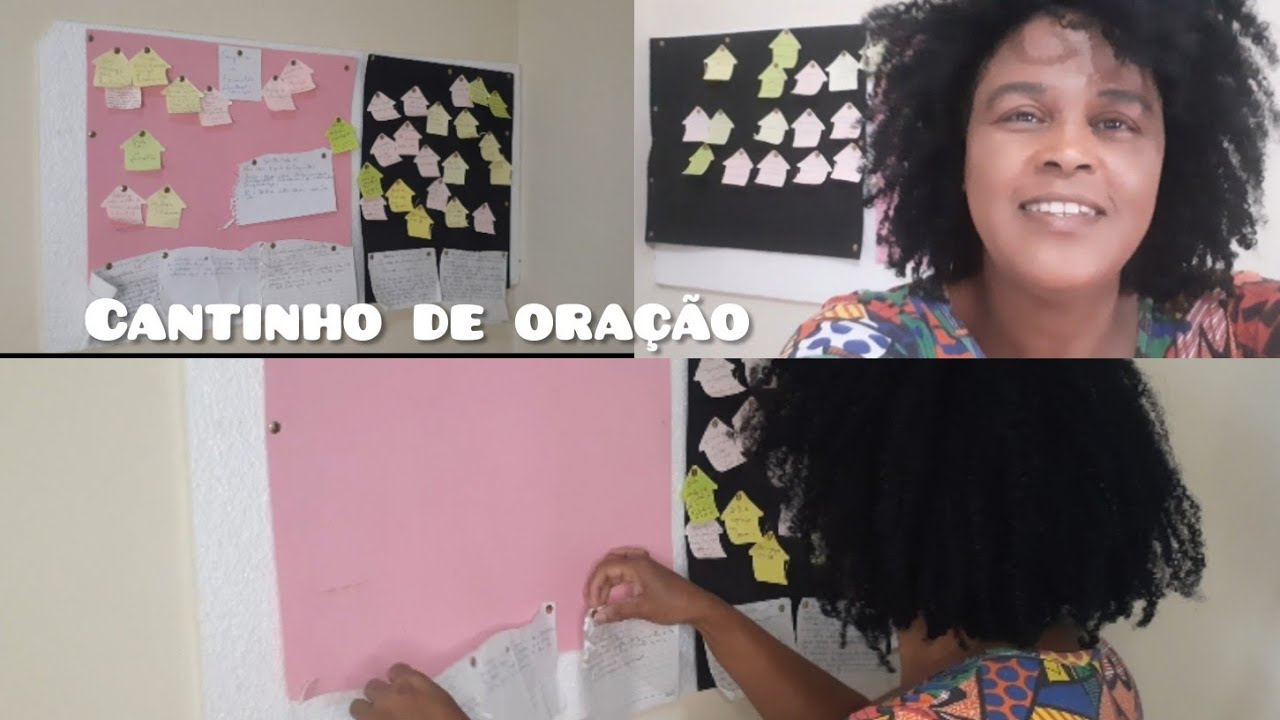 como organizei meu cantinho de oração
