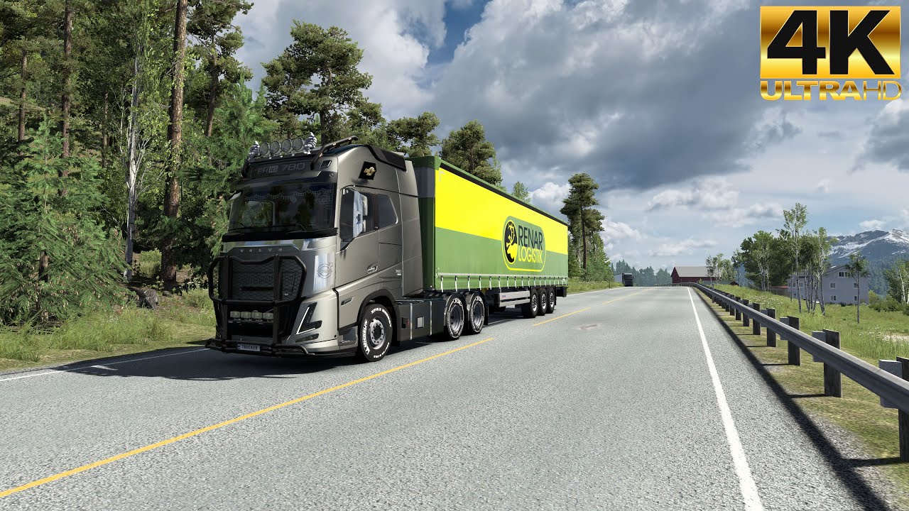 Euro Truck Simulator 2 1.47 ➤ DLC Nordic Horizons - JBX Graphics Gameplay 4K60FPS