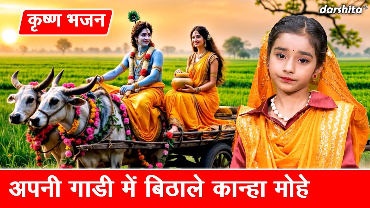 अपनी गाडी में बिठाले कान्हा मोहे - कृष्ण भजन | Apni Gadi Mein Bithale Kanha Mohe | Krishna Bhajan