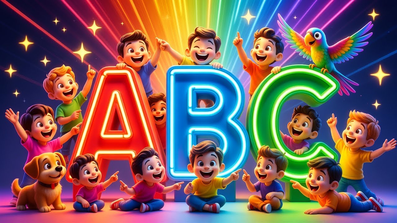 A to Z Alphabet Song 🌈 Learn Letters with Fun Dancing Animations!
