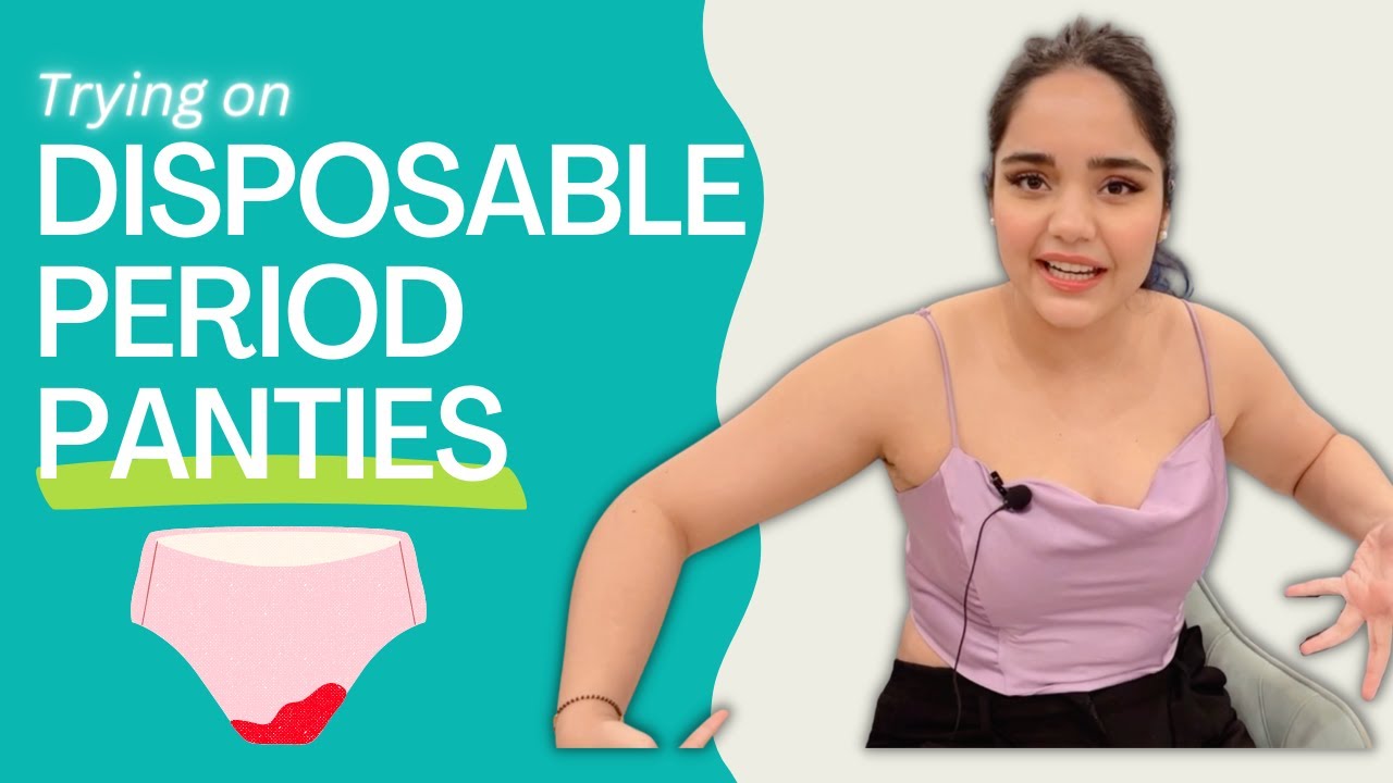 Примеряю одноразовые менструальные трусики | VLOG