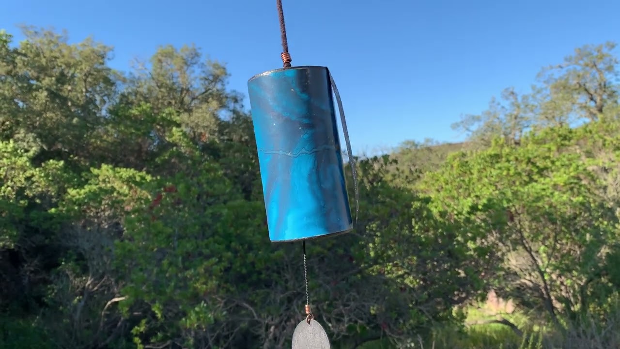 Zaphir Chimes Blue Moon - Winter Season Blue. Made in France - Gaiachimes 