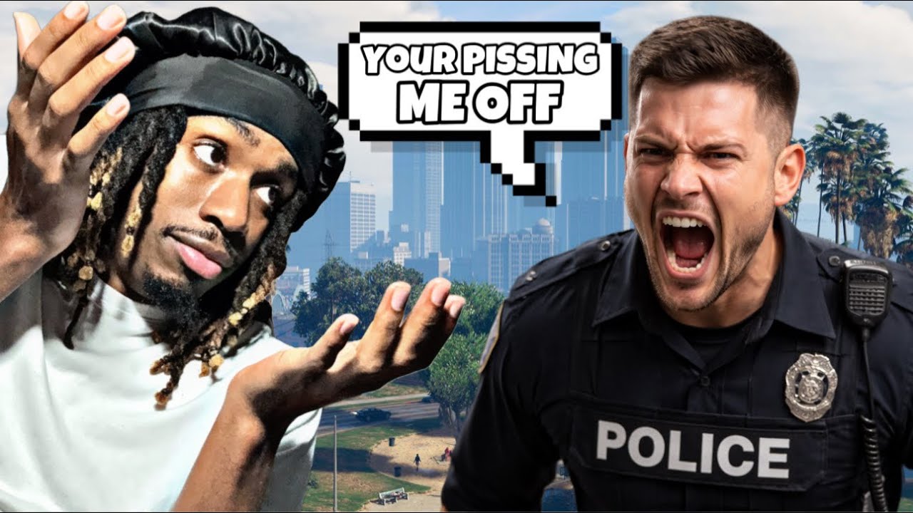 RAGEBAITING SOFT “POLICE OFFICERS” IN GTA RP (TROLLING)