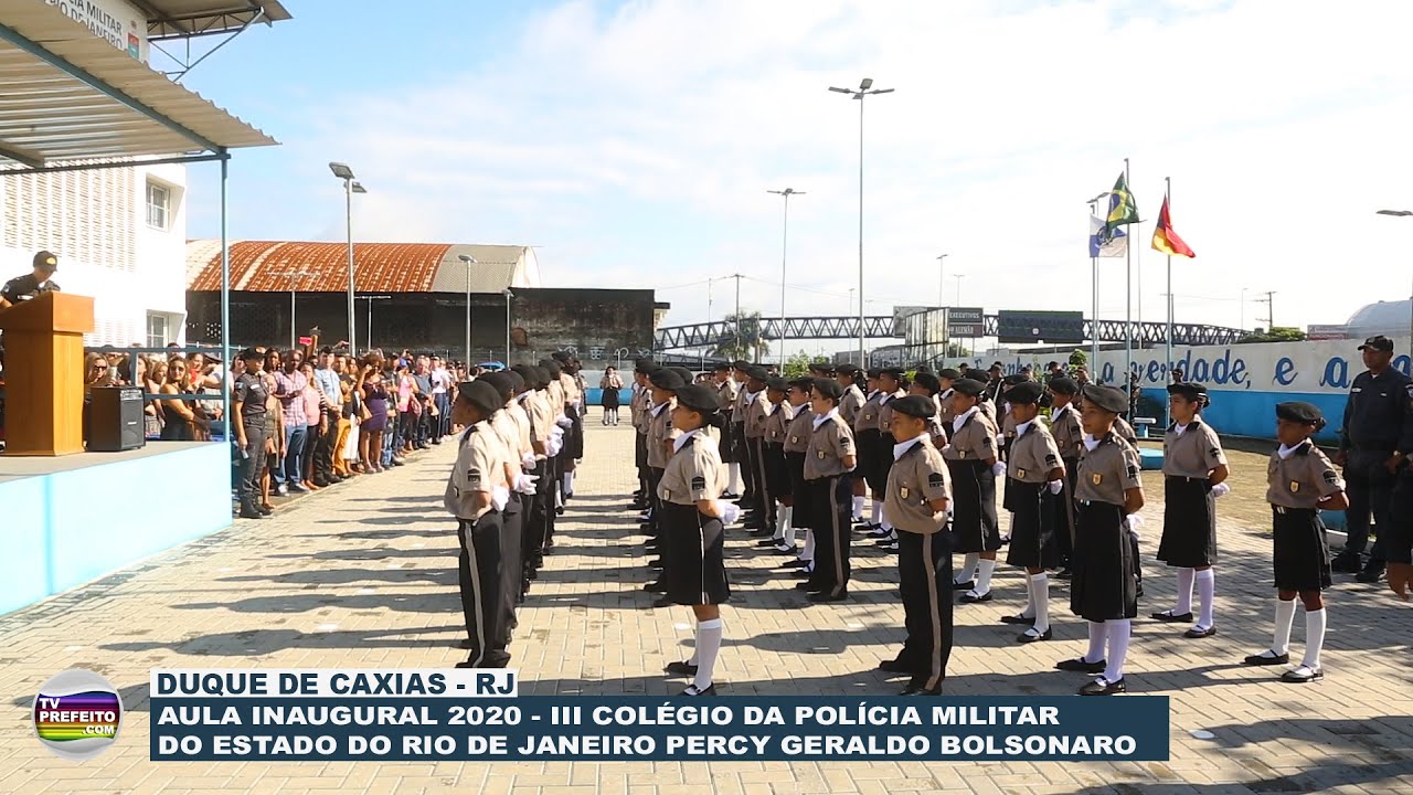 III Colégio da Polícia Militar do Estado do Rio de Janeiro - aula inaugural 2020