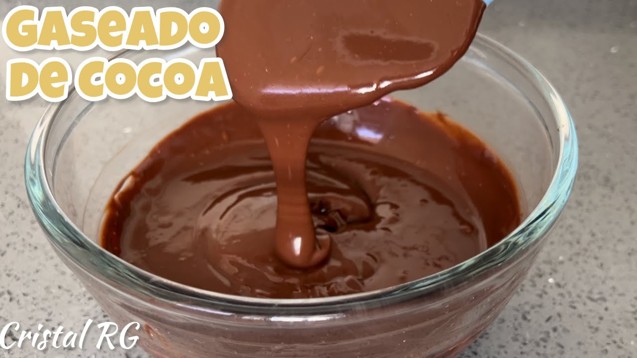 Glaseado de chocolate en polvo fácil