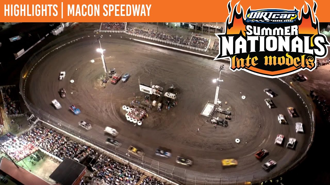 DIRTcar Summer Nationals Late Models | Macon Speedway | July 6, 2023 | HIGHLIGHTS