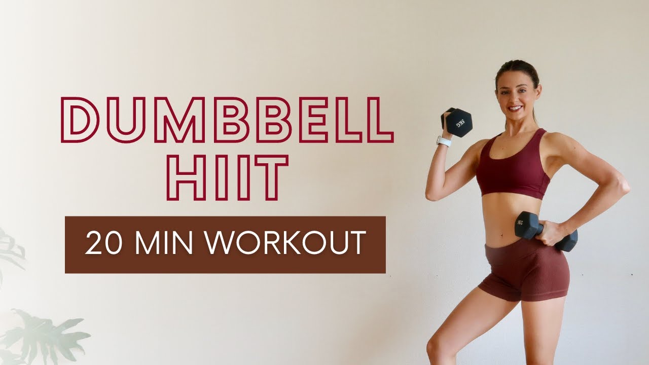 DUMBBELL HIIT WORKOUT | Intense Full Body Workout!