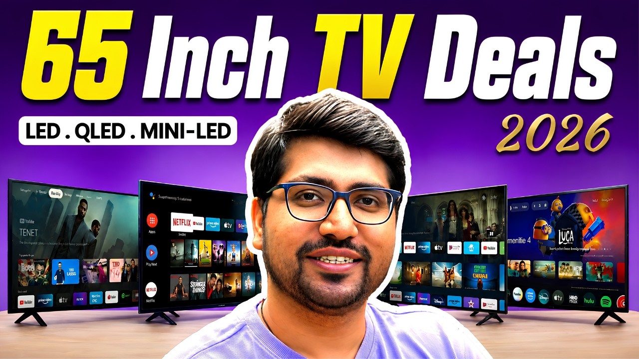 STOP 🛑Best 65 Inch Smart TV 2026🔥 Best 65 Inch Smart TV Under ₹50,000