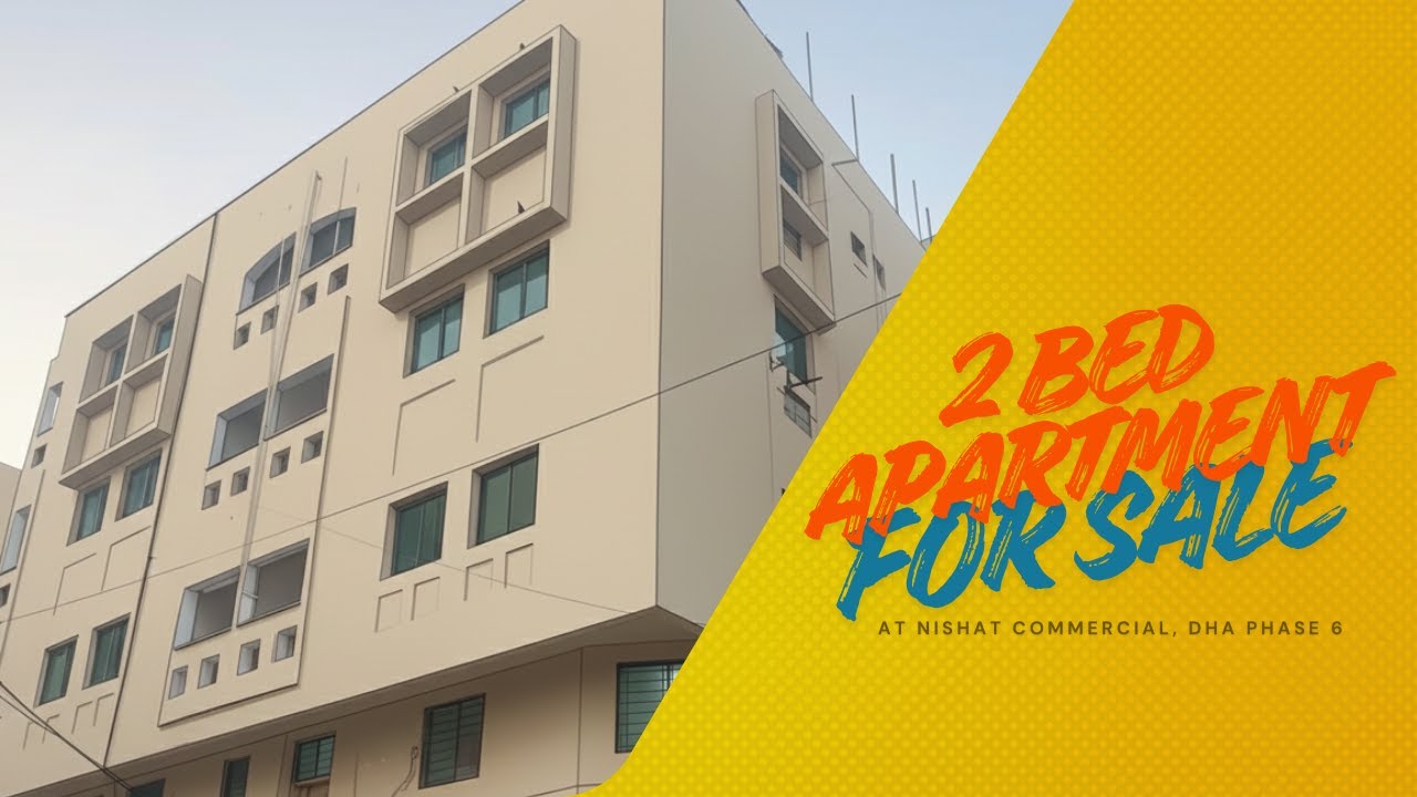 2 Bed Apartment For Sale in Nishat Commercial | DHA Karachi | 1000 Sq Ft | Al Hamza Properties
