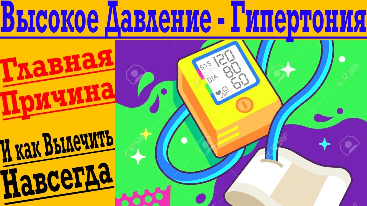Гипертония ! Как НАВСЕГДА избавиться от Высокого Давления! Артериальная Гипертензия!