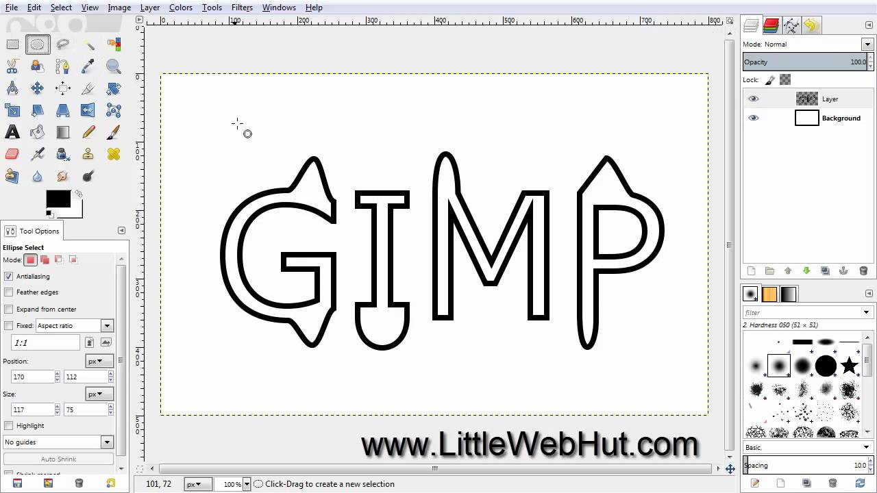 GIMP 2.8 Tutorial - Fancy Text