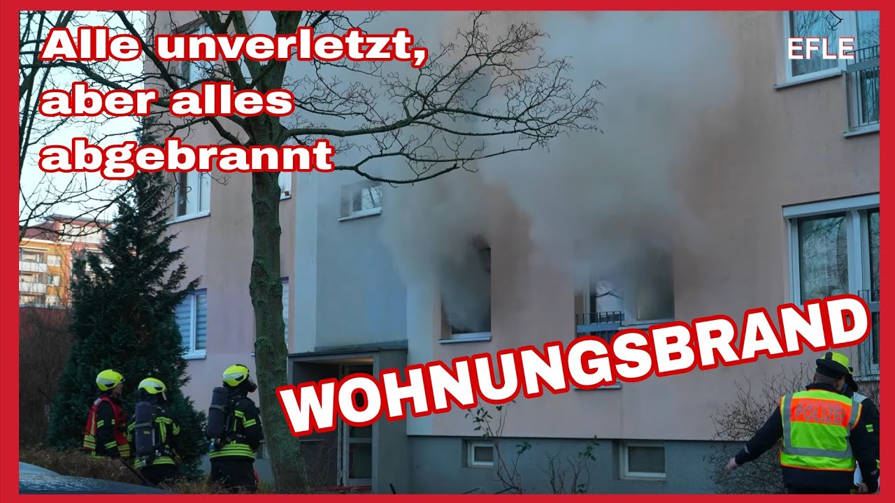 🚒DA QUALMT ES GEWALTIG RAUS⚠️Feuerwehr löscht Wohnungsbrand in Leipzig-Schönefeld🔥