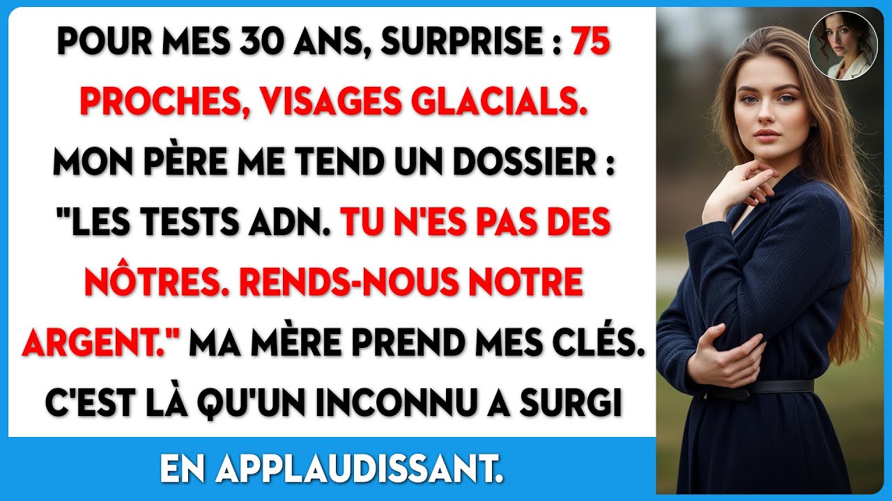 À mes 30 ans, mes parents dévoilent mon ADN pour m'humilier, ignorant qui est présent.