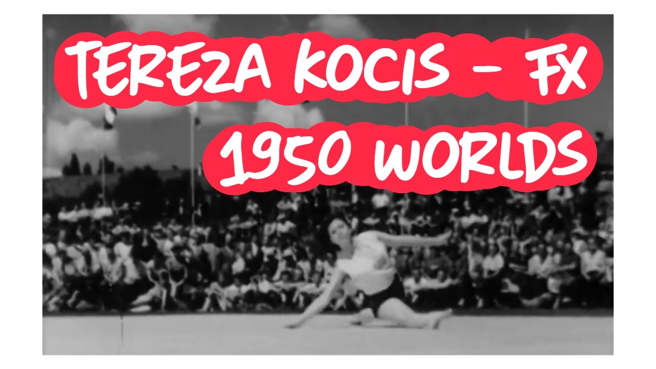 Tereza Kocis- Floor - 1950 World Gymnastics Championships