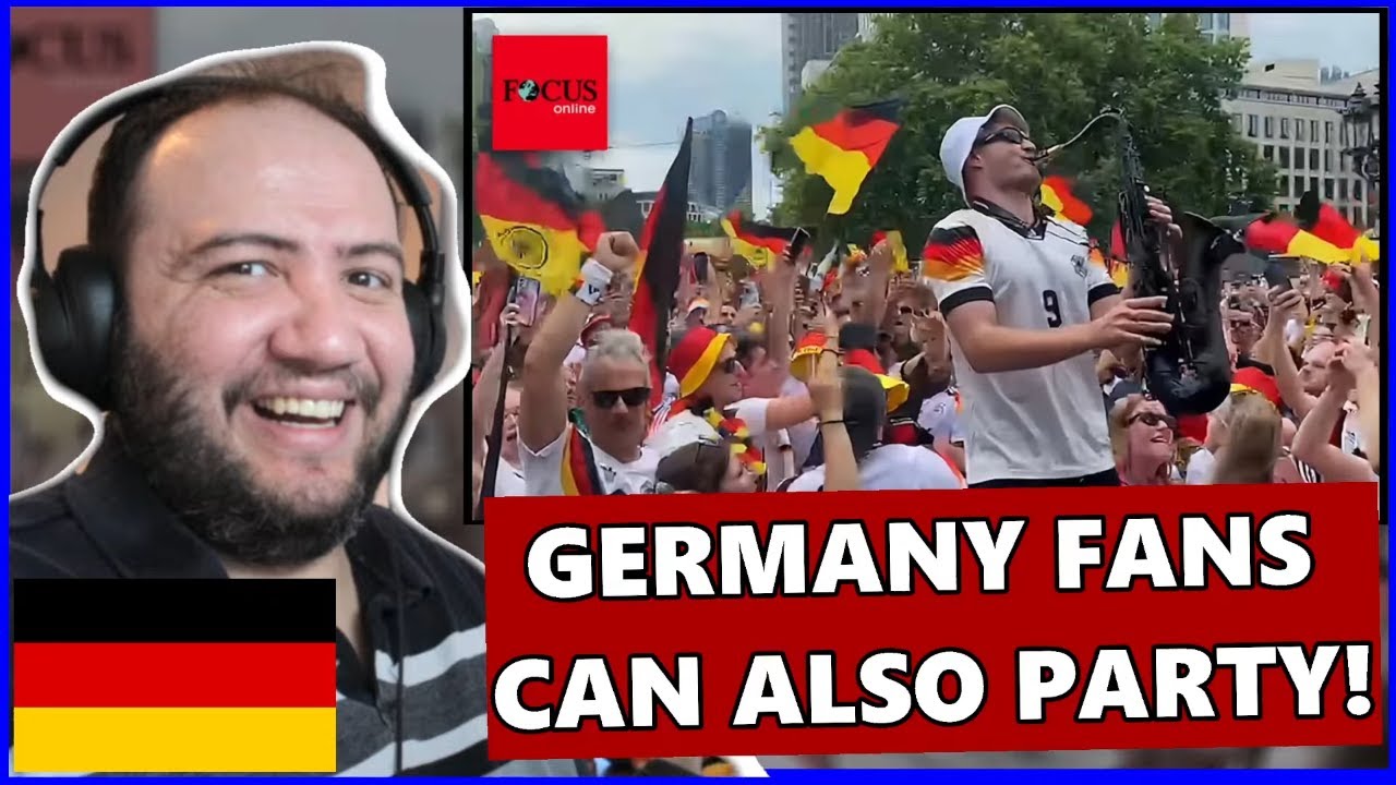 Germany Fans Also Know How To Party! Nationalelf marschieren | Teacher Paul Reacts Deutschland Sax🇩🇪