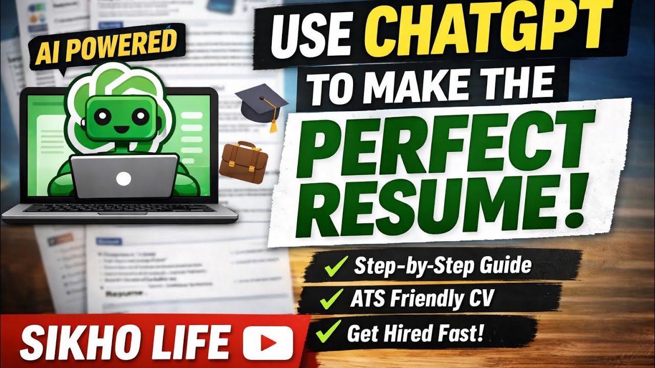 How To Use ChatGPT To Create a Perfect Resume (Step-by-Step Guide for Freshers)