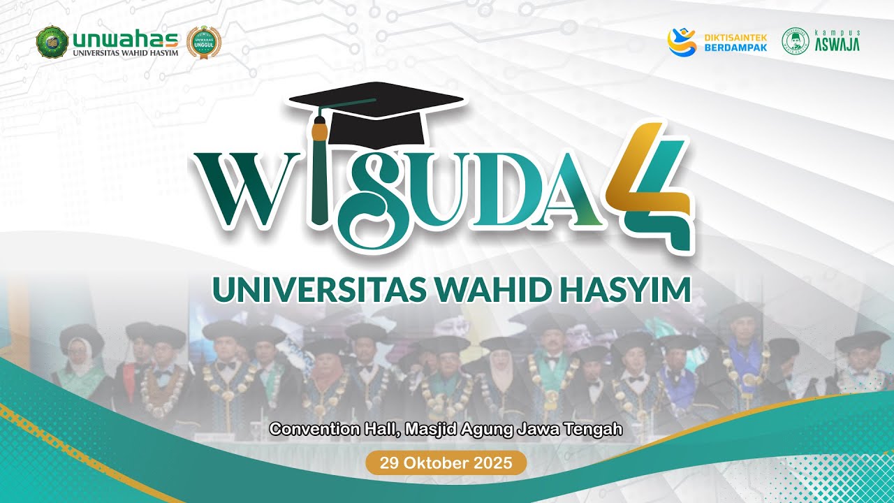 🔴 [LIVE] RAPAT TERBUKA SENAT DALAM RANGKA WISUDA KE-44 UNIVERSITAS WAHID HASYIM | SESI I