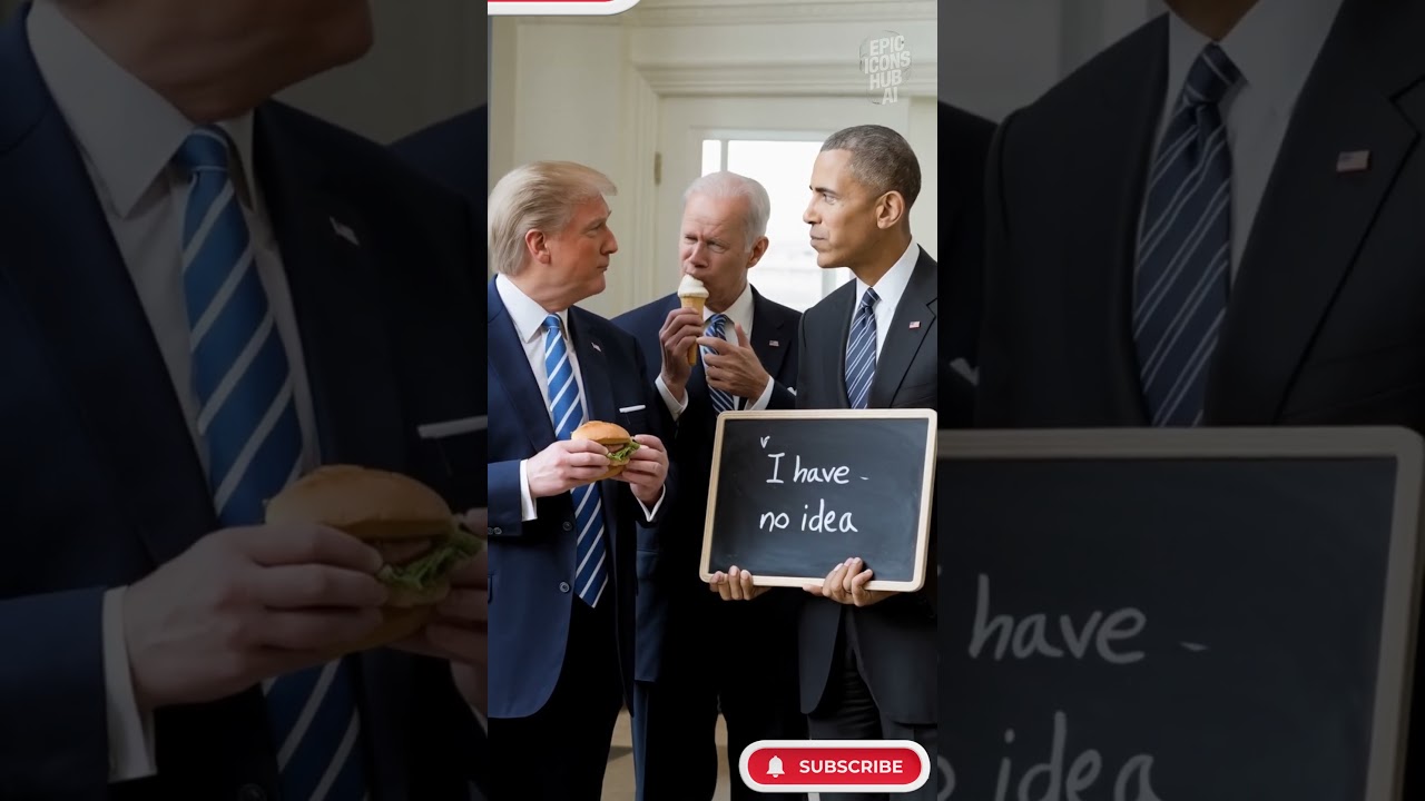 TRUMP, JOE BIDEN AND BARACK OBAMA [ AI VIDEO] #trump #trumpnews