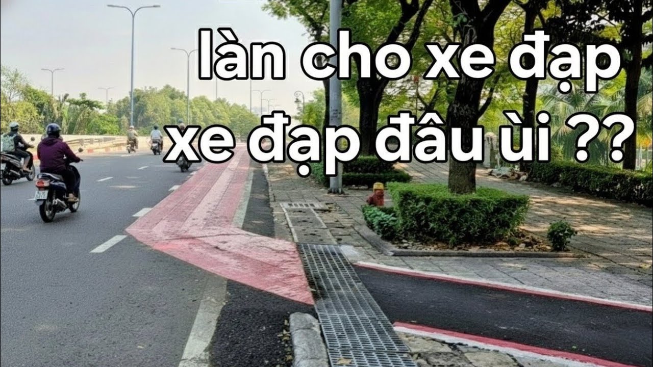 Thêm làn xe đạp: Đường có bớt kẹt hay xe máy dễ bị phạt hơn? Đi thực tế đường Mai Chí Thọ luôn