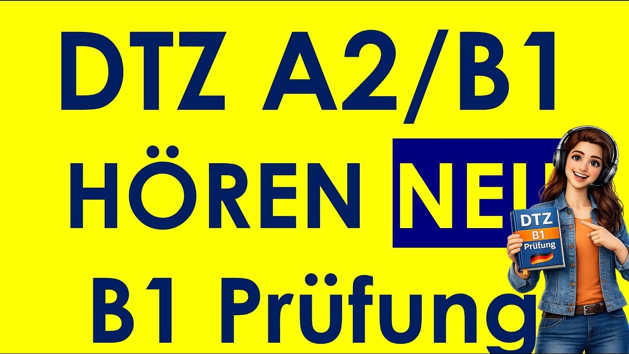 DTZ A2/B1 Hören, Prüfung B1 Neu 2026 #dtz #dtzb1 #dtzhören #dtzb1 #gastdtz #gastb1 #b1hören #hörenb1