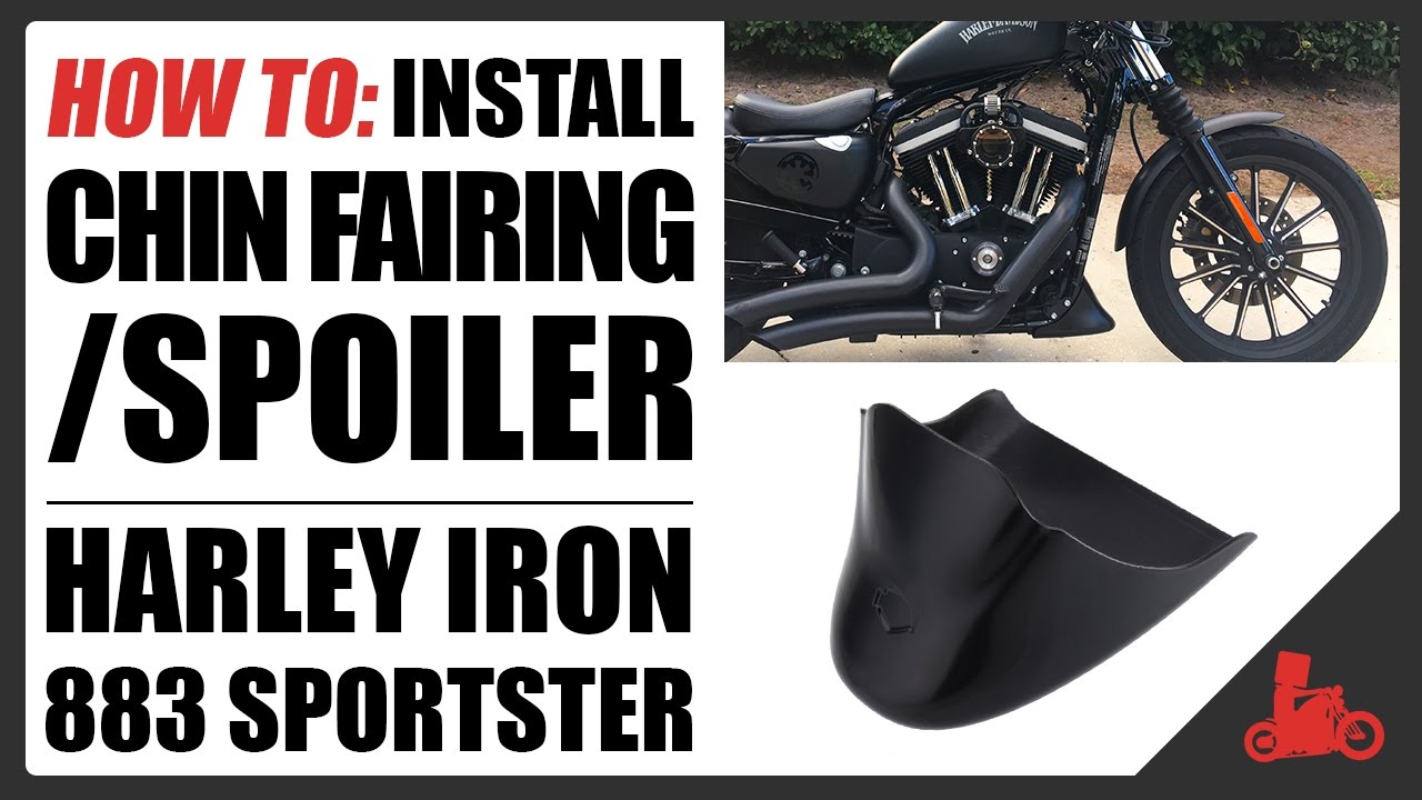 Chin Fairing Install on Harley Sportster (Chin Spoiler)