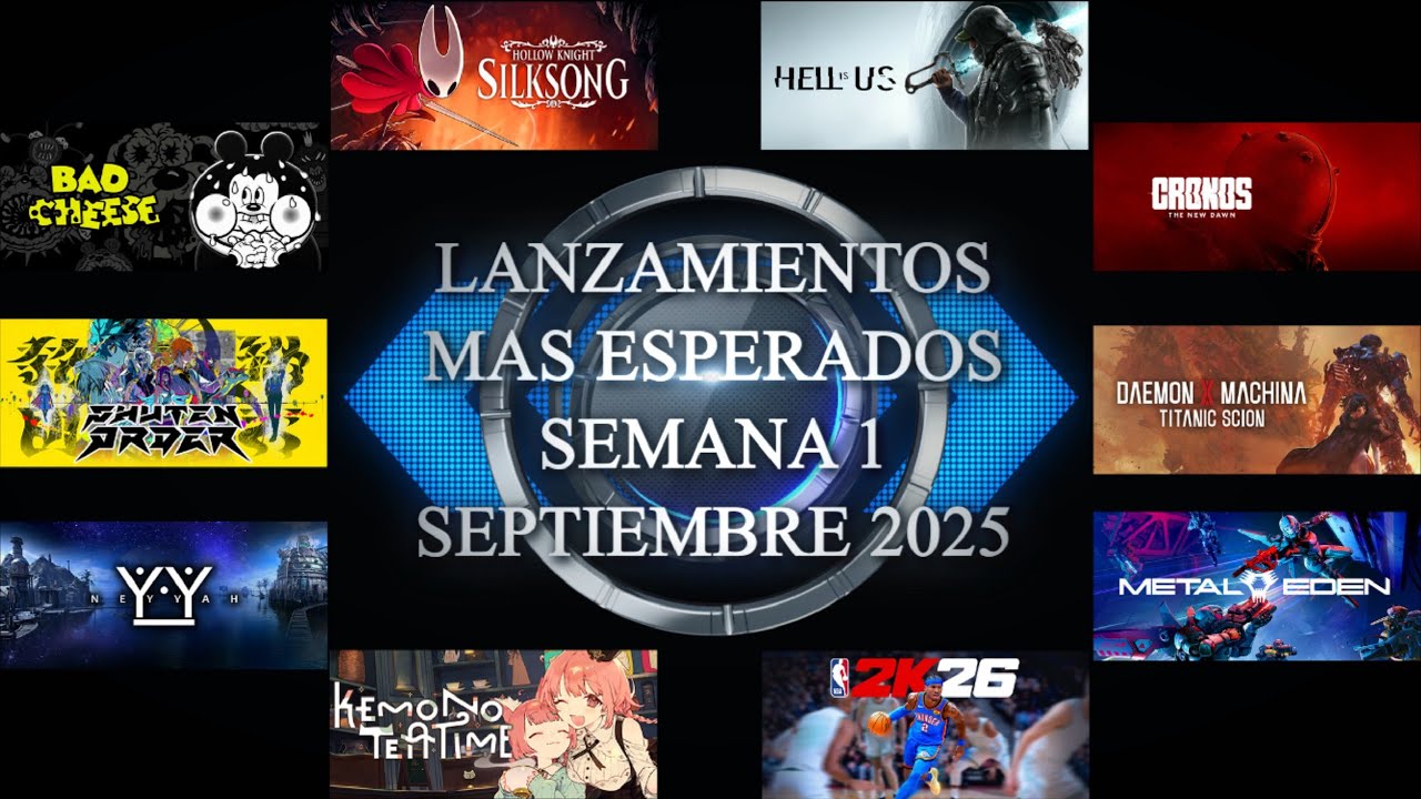 TOP 10 LANZAMIENTOS MAS ESPERADOS EN STEAM PRIMERA SEMANA DE SEPTIEMBRE 2025 QUE NO TE PUEDES PERDER