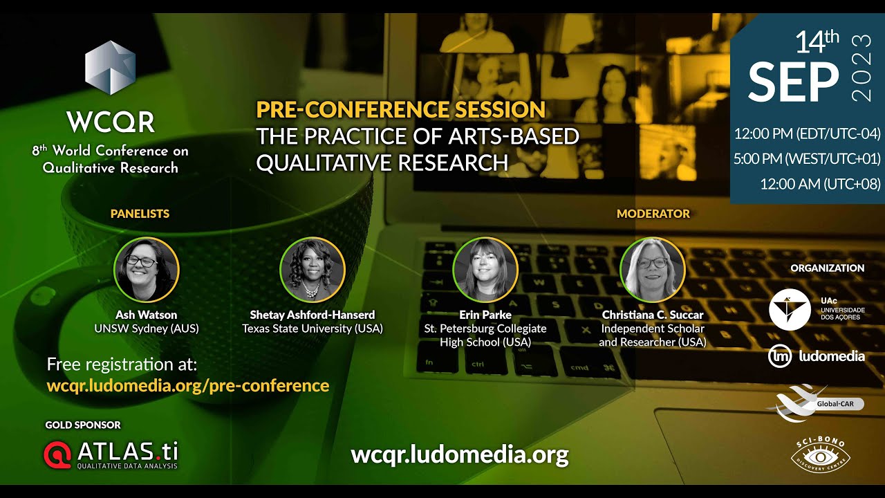 WCQR2024 Pre-Conference Panel Discussion: The Practice of Arts-Based Qualitative Research