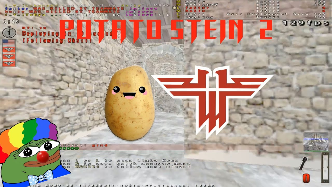 POTATOSTEIN #2 | TRY NOT TO LAUGH RTCW Fails and Funny Moments
