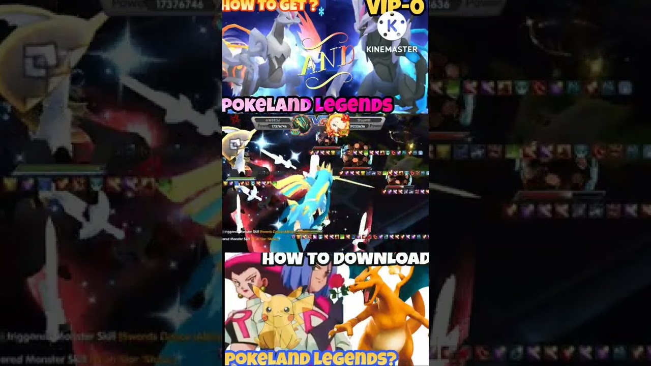 VIP-0 POKELAND LEGENDS   3 VS 3 POKEMON game more video and game link in profile #rjgamerofficial