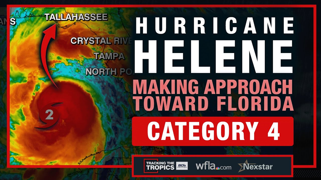 #BREAKING: HELENE UP TO CATEGORY 4 | Major Hurricane Reaches Tampa Bay, Q&A on Tracking the Tropics