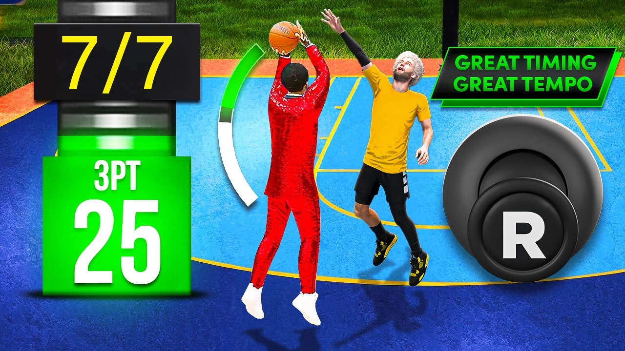 The POWER of a 25 3PT RATING + RHYTHM SHOOTING in NBA 2K26