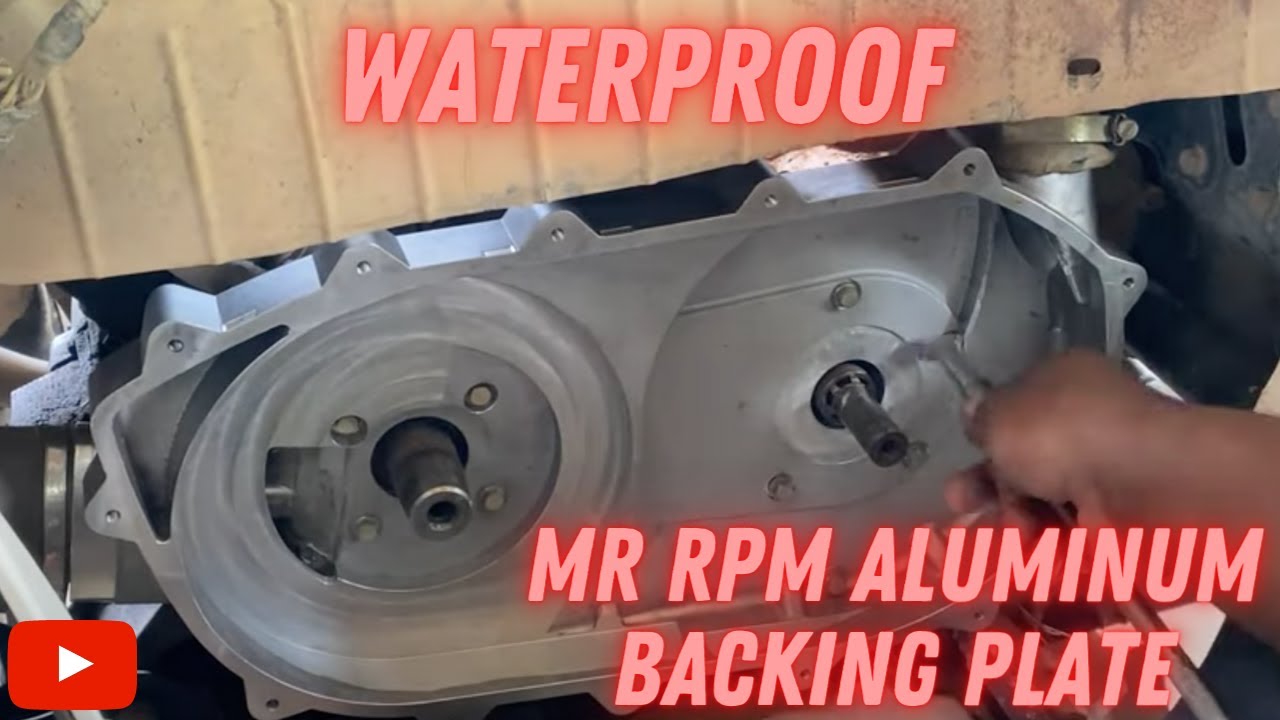 CAN AM RENEGADE | MR RPM ALUMINUM BACKING PLATE | STARTER | CLUTCH | WHEEL SPACERS | DIY