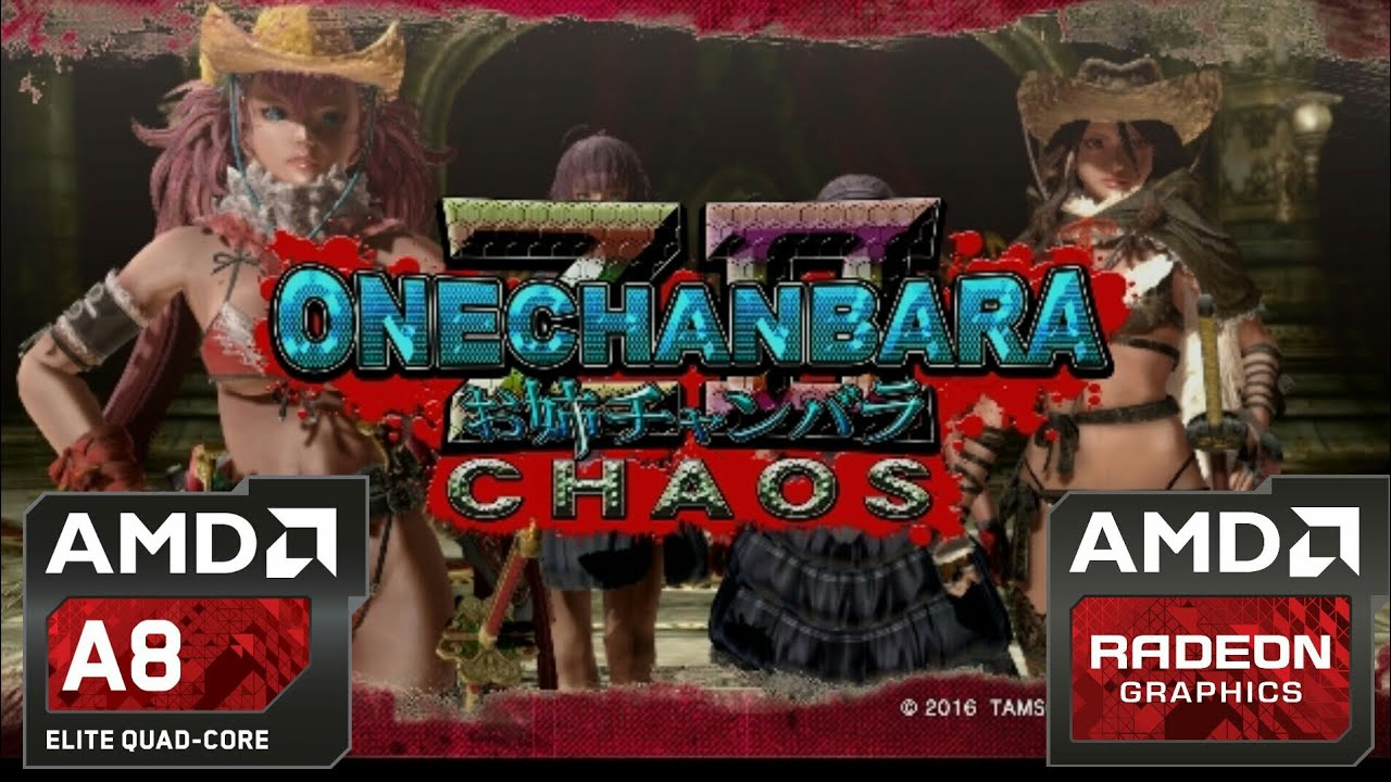 Onechanbara Chaos on AMD A8-7410 with Radeon R5 Graphics 1GB