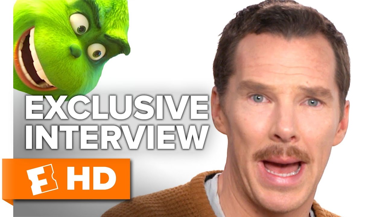 Why Benedict Cumberbatch Gets Grouchy, Grinchy, Grumpy, and Green! | 'The Grinch' | Fandango Family