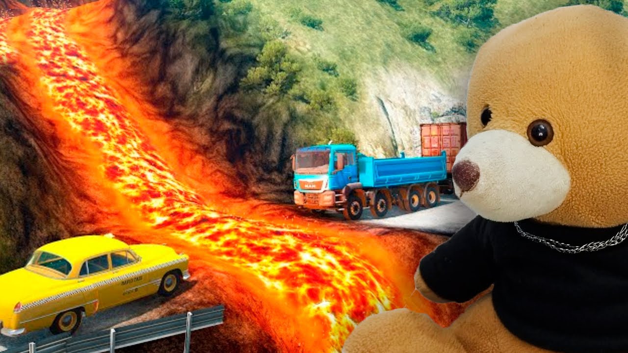CARROS VS CACHOEIRA DE LAVA! React