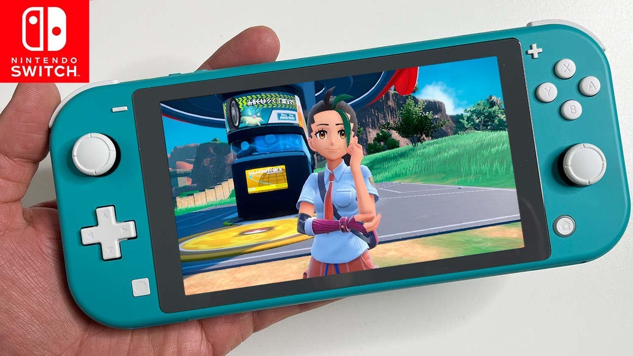 Pokémon Scarlet and Violet Nintendo Switch LITE Gameplay