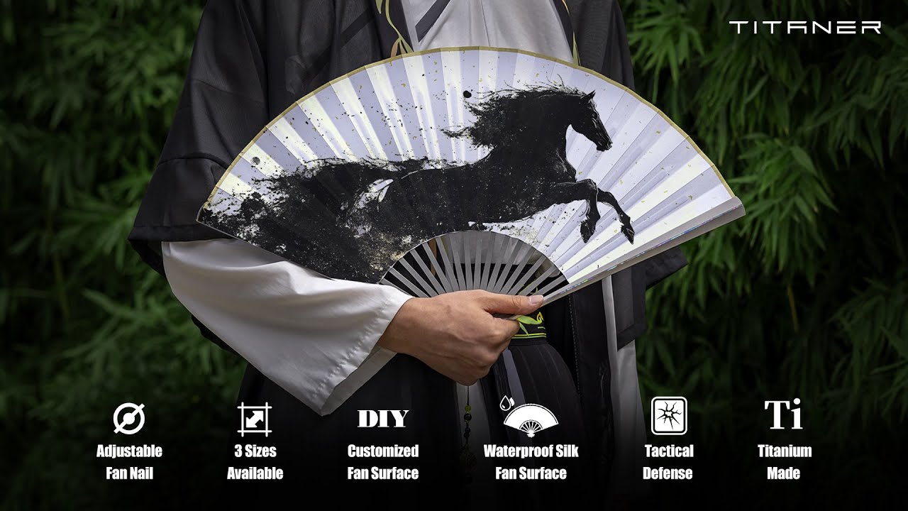 Titaner Titanium DIY Folding Fan