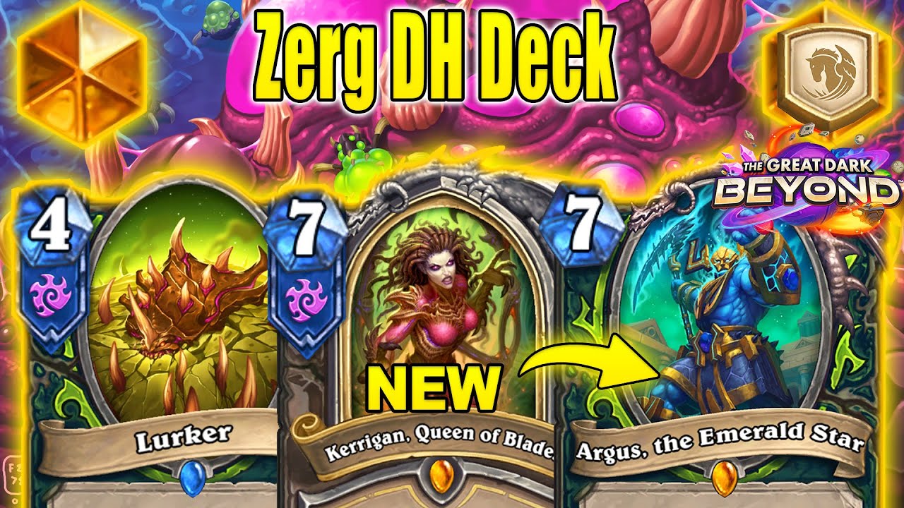 NEW Zerg Demon Hunter Deck Is Beyond Overpowered At The Great Dark Beyond Mini-Set | Hearthstone