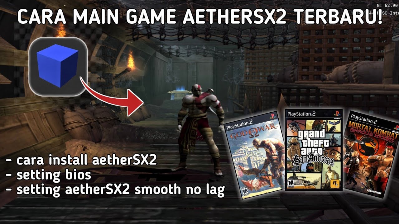 CARA MAIN GAME PS2 DI HP ANDROID | Tutorial AetherSX2 Terbaru No Lag