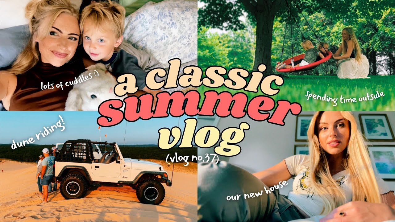 A Classic Mrs. Midwest Summer ☀️🌊💅 || VLOG 37 || Chatty GRWM, Grocery Haul, Dunes, & Beach Biking!